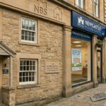 Newcastle Building Society branch exterior in city centre