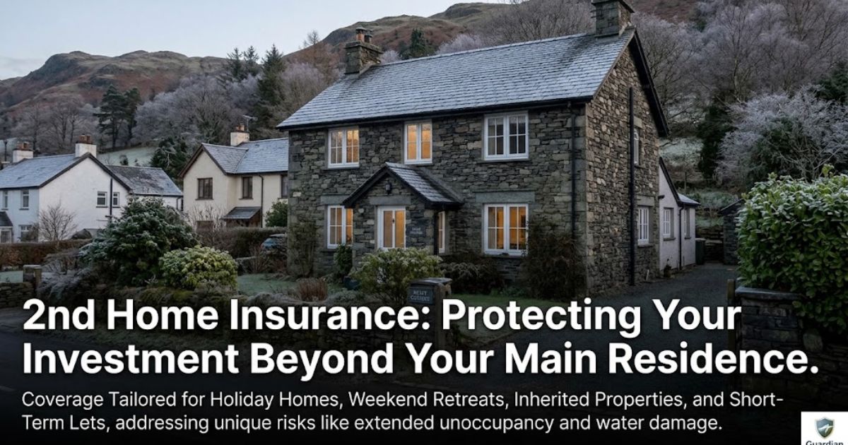 Stone-built holiday cottage in a scenic mountain village, illustrating 2nd Home Insurance for protecting second homes, vacation properties, and rental investment